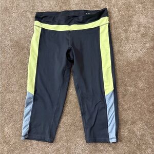 Champion Black and Yellow Athletic Pants